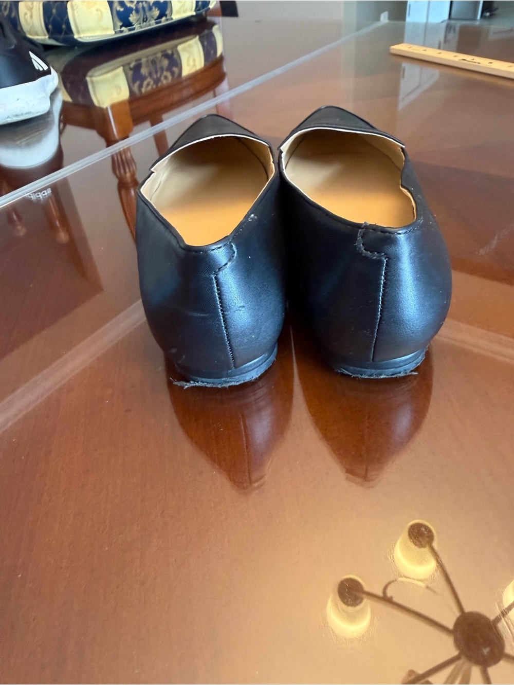 Nine West Black Pointed-Toe Ballet Flats - Picture 7 of 9
